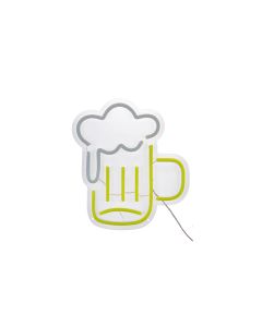 Vegas Lights LED Dekolicht Neonschild Bier 27 x 30 cm