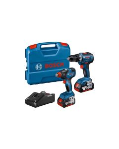 Bosch Professional Akku-Drehschlagschrauber GDX 18 V-200 + GSR 18 V-55