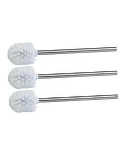 Zeller Present Ersatzbürste 3er Set Weiss