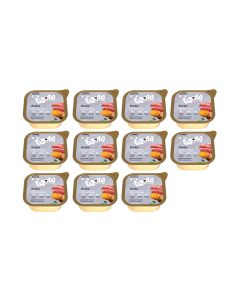 WOW Nassfutter Senior Ente Schale, 11 x 150 g