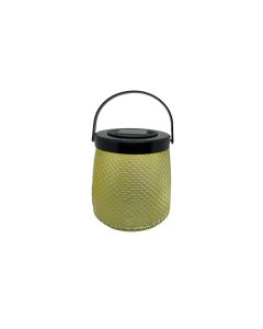 Dameco Laterne LED Solar, 15.2 cm, Gelb