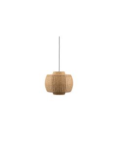 Villa Collection Pendelleuchte Vilna Ø 50 cm, E27, 40W, Braun