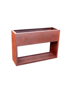Innovesta Hochbeet mit Regal Rostbraun