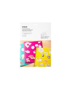 Cricut Stickerpapier Joy Xtra bedruckbar A4, 8 Stück, Weiss