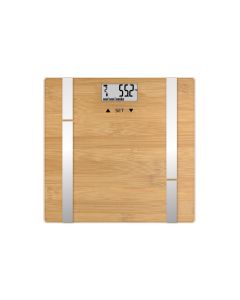 Terraillon Körperanalysewaage Bamboo Fit Braun