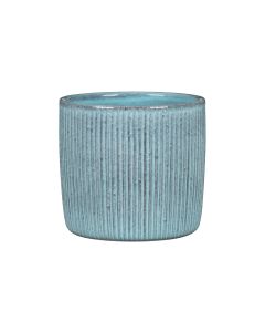 scheurich Blumentopf Lagoon Solido Linea 19.3 cm, Blau