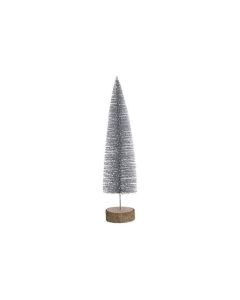 G. Wurm Weihnachtsbaum Silber, 10 x 34 x 10 cm
