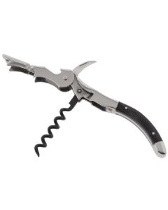 Pulltex Korkenzieher Cordoba mit Horn Einlage Schwarz