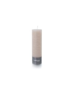 balthasar Zylinderkerze Rustico 20 cm x 6 cm, Taupe