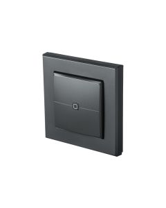 Homematic IP Funk-Wandtaster 1 Wippe, Anthrazit