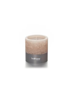 balthasar Kerze Rustico 10 cm x 10 cm, Taupe