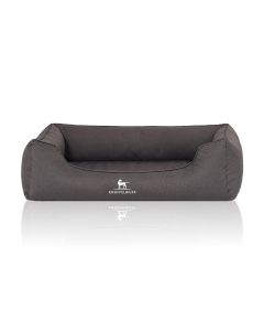 Knuffelwuff Hunde-Bett Leon Velour XXXL, 155 x 105 cm, Anthrazit