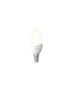 Philips Hue Leuchtmittel White E14 Kerze Einzelpack 470 lm
