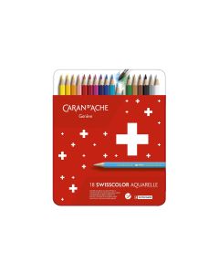 Caran d'Ache Aquarellfarbstifte Swisscolor 18 Stück