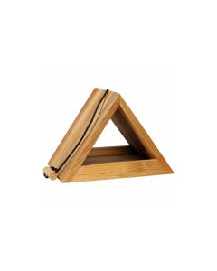 dobar green label Futterspender Triangel, 26.5 x 19 x 19 cm, Holz