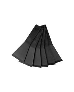 FURBER Raclette-Spachtel Schwarz 6 Stück