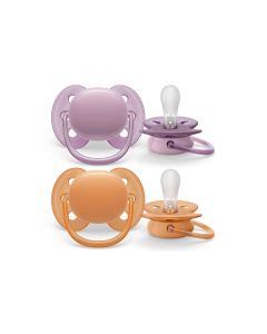 PHILIPS AVENT Nuggi ultra soft 6-18 Mt. Flieder/Apricot
