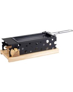 Kadastar Teelicht-Raclette Mouse Schwarz