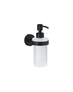 tesa Seifenspender Moon Black, 200 ml, Schwarz