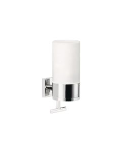 tesa Seifenspender-Set Deluxxe 230 ml, Silber/Weiss