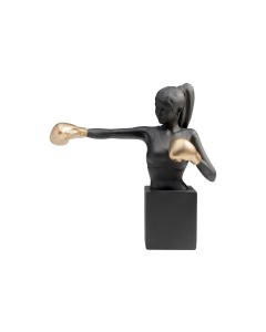 Kare Dekofigur Lady Balboa Schwarz