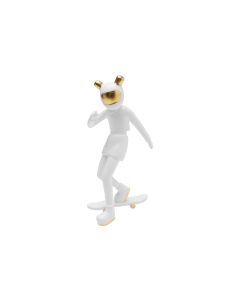 Kare Dekofigur Skating Astronaut Weiss