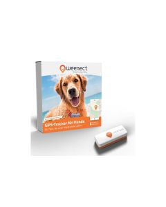 Weenect GPS-Tracker XS für Hunde, Weiss