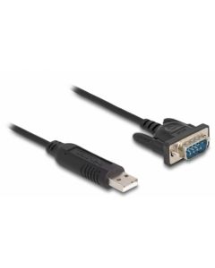 Delock Serial-Adapter USB-A Stecker - Seriell Buchse
