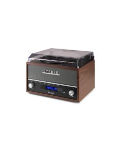Audizio Plattenspieler mit Bluetooth Frisco Braun/Grau