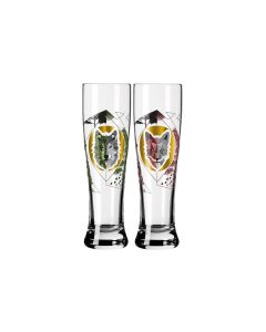 Ritzenhoff Bierglas Brauchzeit No. 3 und 4 Sonja Eikler 646 ml, 2 Stück