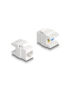 Delock Keystone-Modul Cat.6A, werkzeugfrei, Buchse RJ-45, LSA