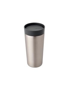 Brabantia Thermobecher Make & Take 360 ml, Dunkelgrau/Silber