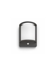 Philips Wandleuchte Samondra 12 W, 1200 lm, 2700 K, Anthrazit, BWM