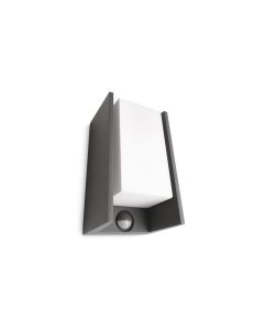 Philips Wandleuchte Bridge, E27, 42W, Anthrazit, BWM
