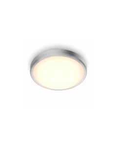 Philips Deckenleuchte Doris, 17W, 2700K, IP44, nickel