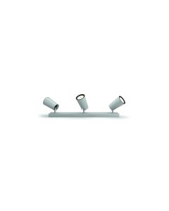 Philips Aufbauspot Paisley, 3 x GU10, 5.5 W, Silber