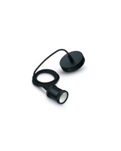 Philips Pendelleuchte Vintage E27, Schwarz