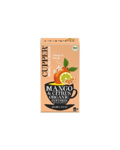 Cupper Teebeutel Mango & Citrus Organic Infusion 20 Stück