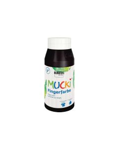 Kreul Fingerfarbe Mucki 750 ml, Schwarz