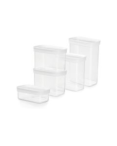 Emsa Vorratsdose Optima 5 Stück, 6.25 l, Transparent