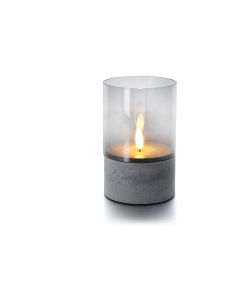 balthasar LED Kerze Gracia, Grau
