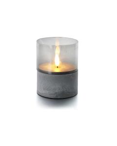 balthasar LED Kerze Gracia, Grau