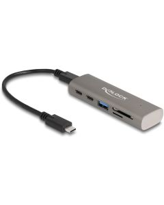 Delock USB-Hub 2x 10 Gbps USB Typ-C und 1 x USB Type-A