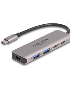 Delock USB-Hub 2x USB C 5Gbps/2x USB A 5Gbps