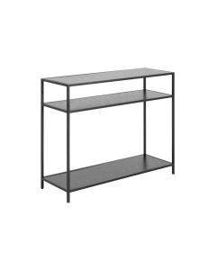 AC Design Konsolentisch Seaford 100 x 35 x 79 cm, Schwarz
