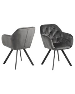 AC Design Stuhl Lola Dunkelgrau