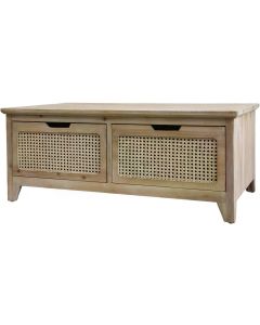 Chic Antique Couchtisch 40.5 x 100 x 60 cm, Braun
