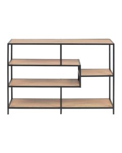 AC Design Regal Seaford 114 x 35 x 78 cm, Nature/Schwarz