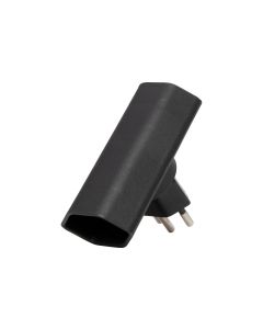 Brennenstuhl Flachstecker 2 x T13, 300° drehbar, flach, Schwarz