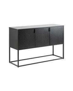 AC Design Sideboard Newton 120 x 40 x 80 cm, Schwarz